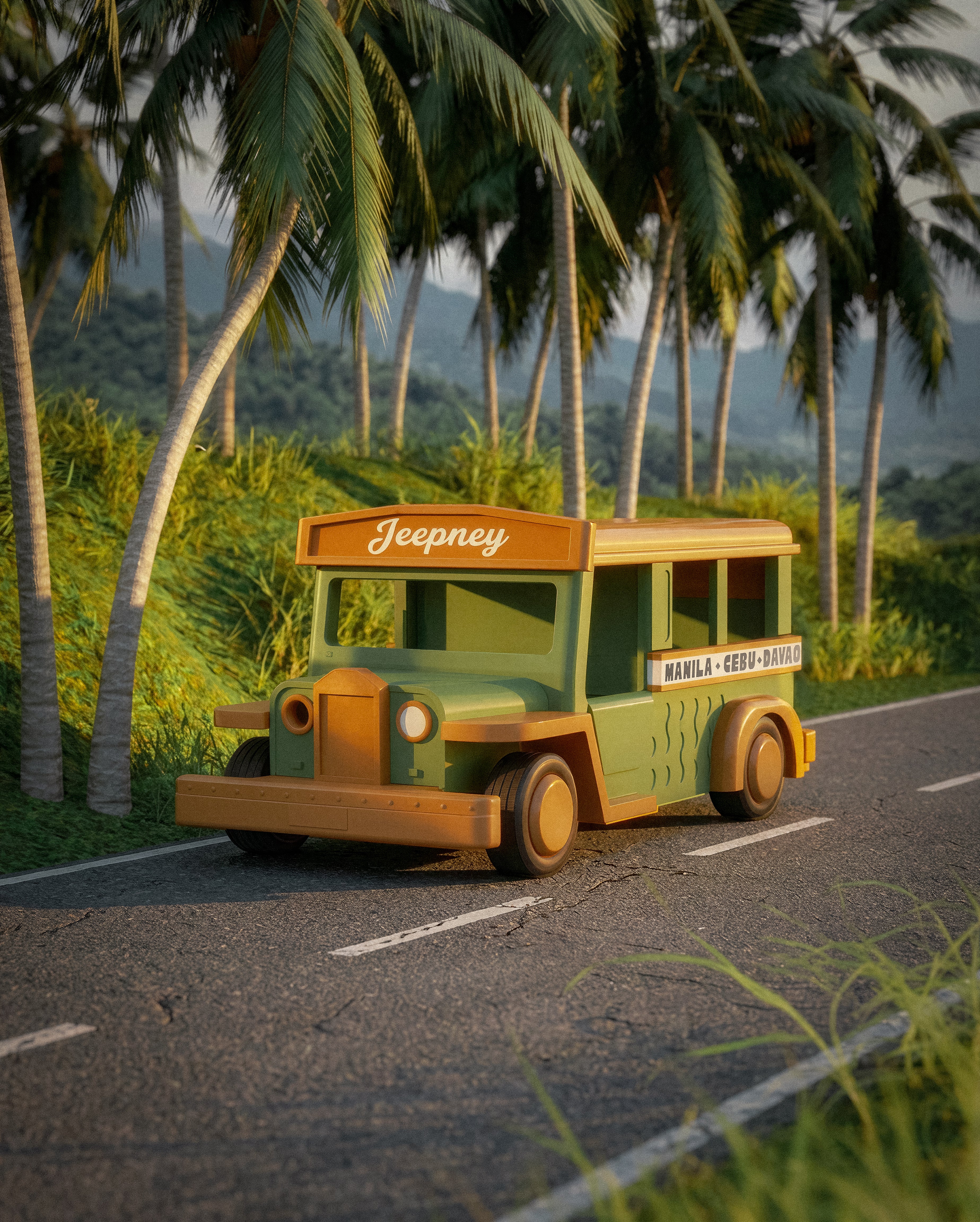 Jeepney Desk Organizer