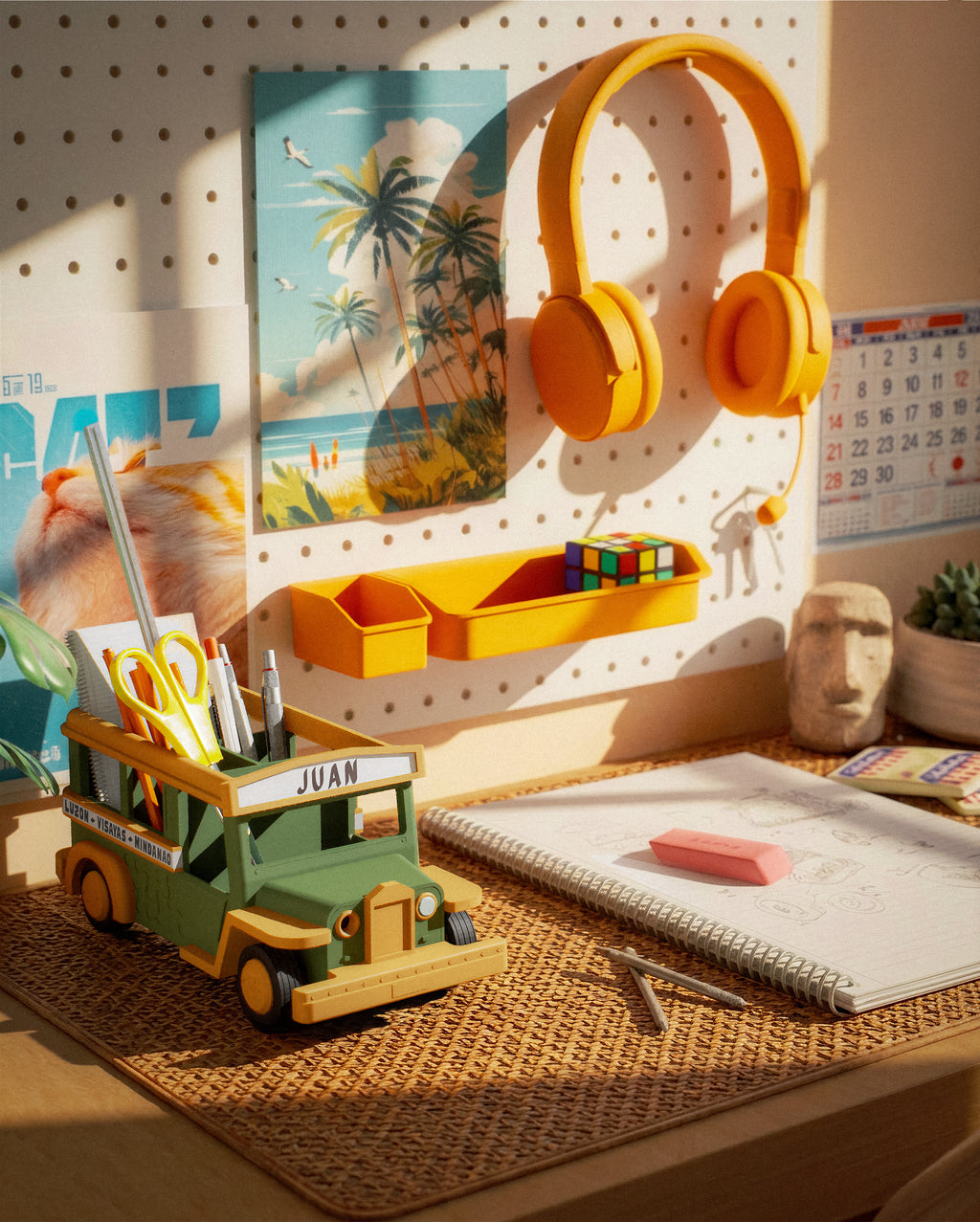 Jeepney Desk Organizer