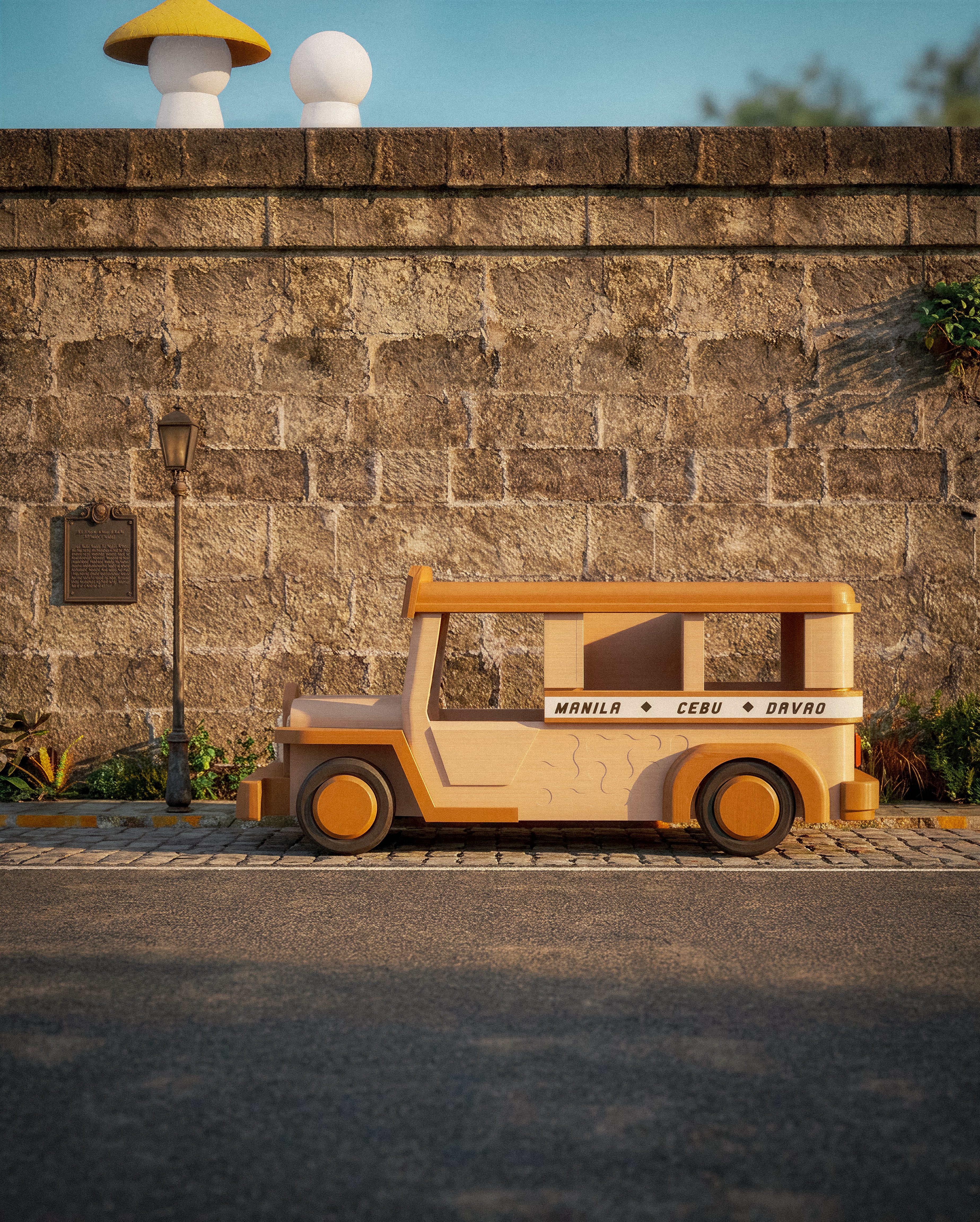 Jeepney Desk Organizer