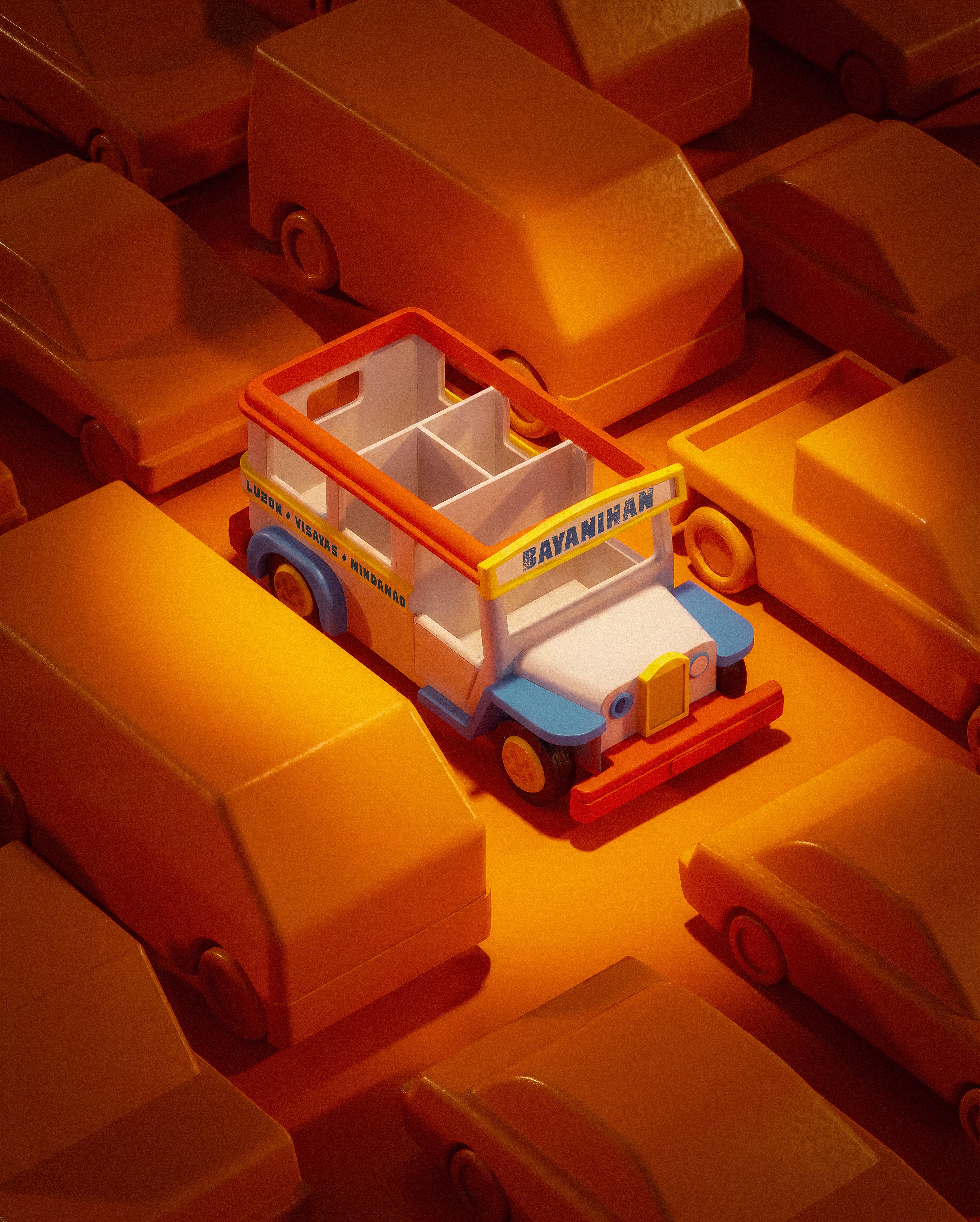 Jeepney Desk Organizer