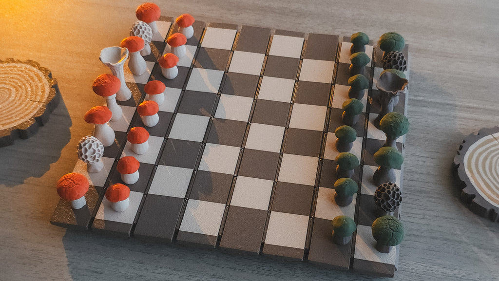 Mushroom Chess Set