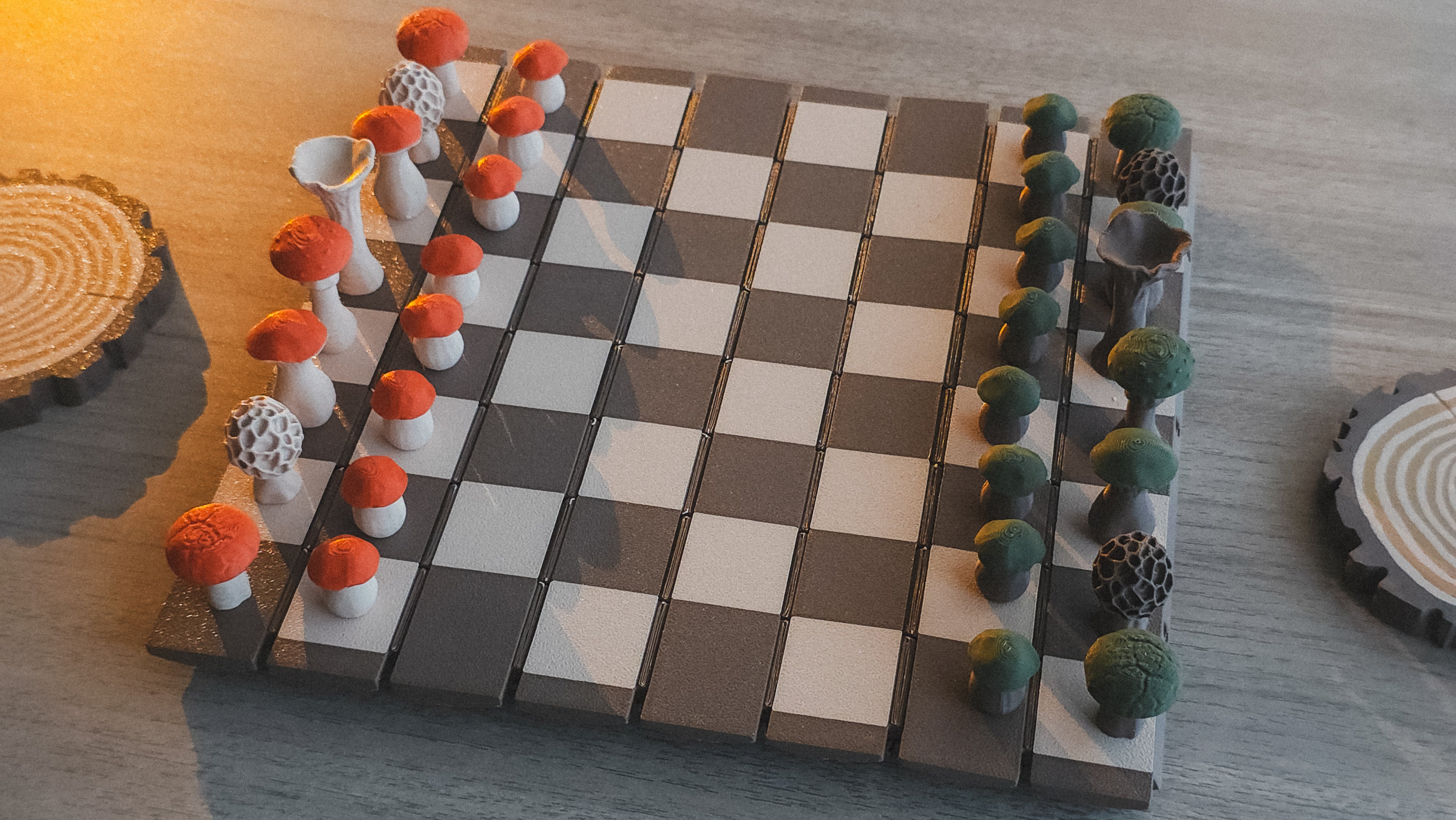 Mushroom Chess Set